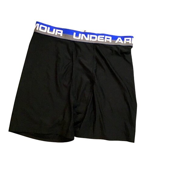 Under Armour Boys Compression Shorts Black Size L - Picture 1 of 5